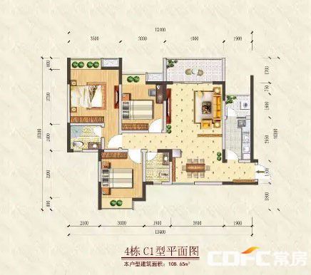 临澧县**书香C1户型