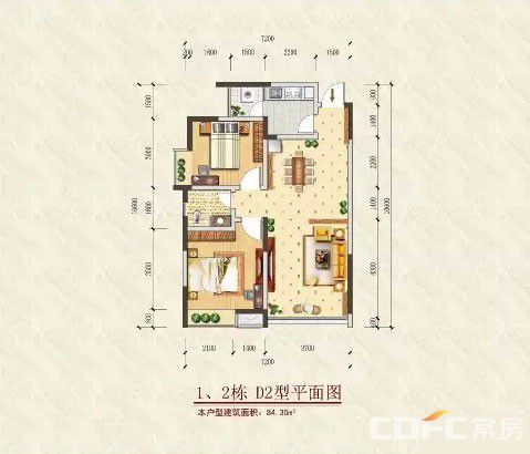 临澧县**书香D2户型