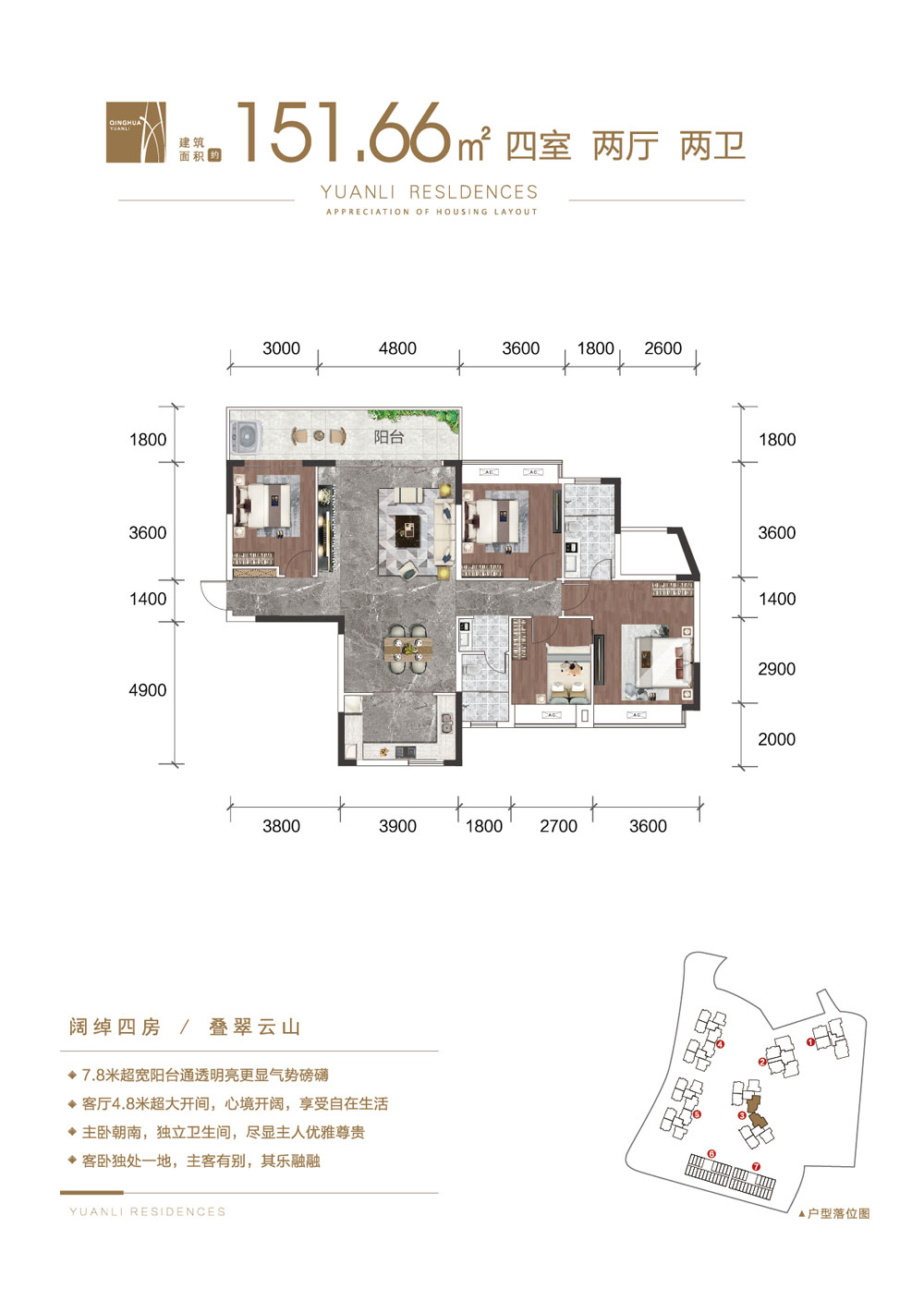 武陵区武陵中央广场C2户型