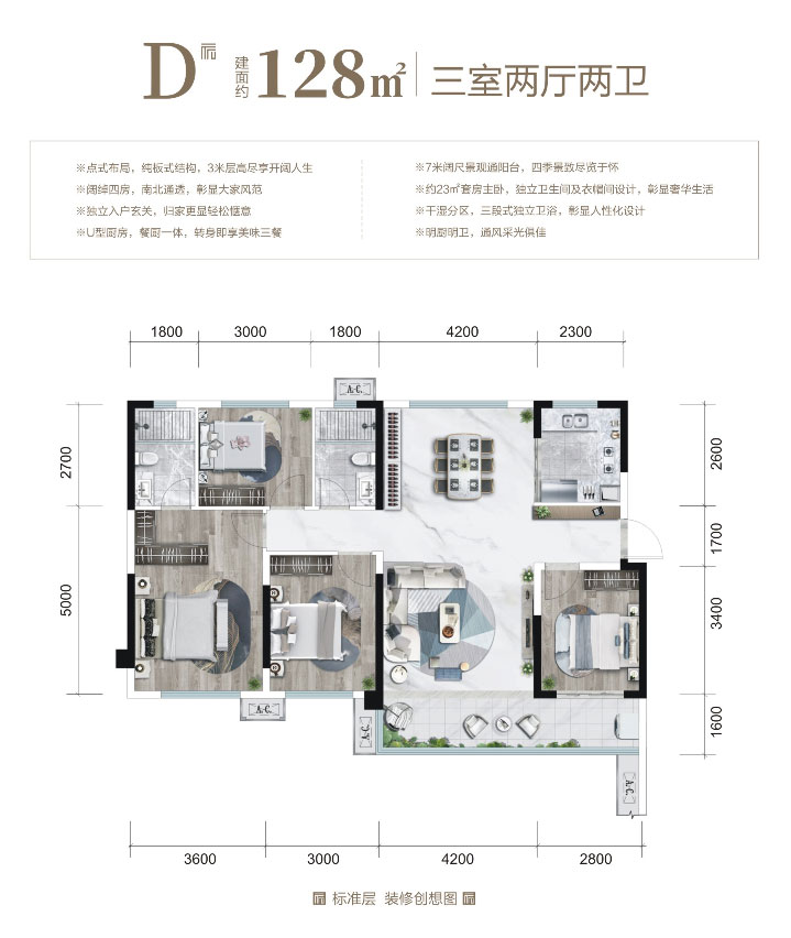 武陵区邦泰誉府D户型