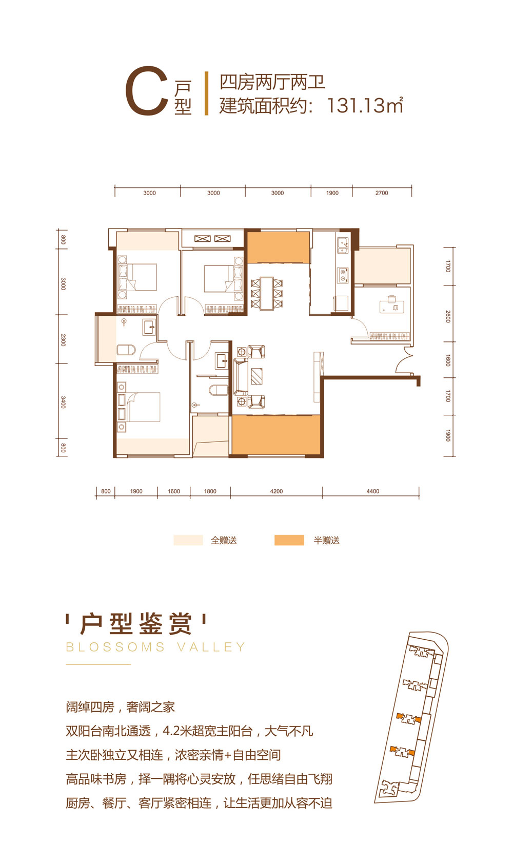 武陵区朝阳时光C户型