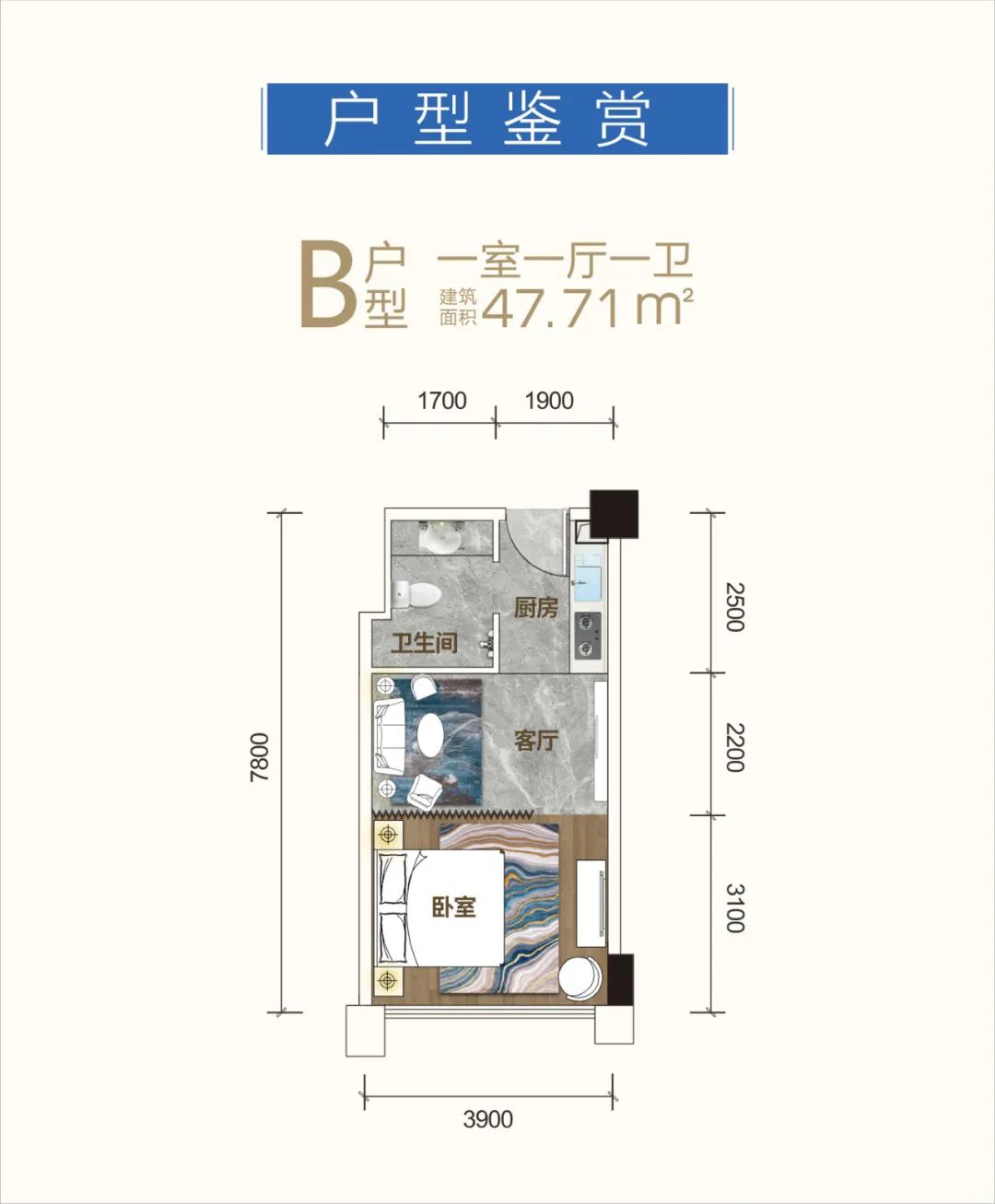 赫山区高新活力城B户型