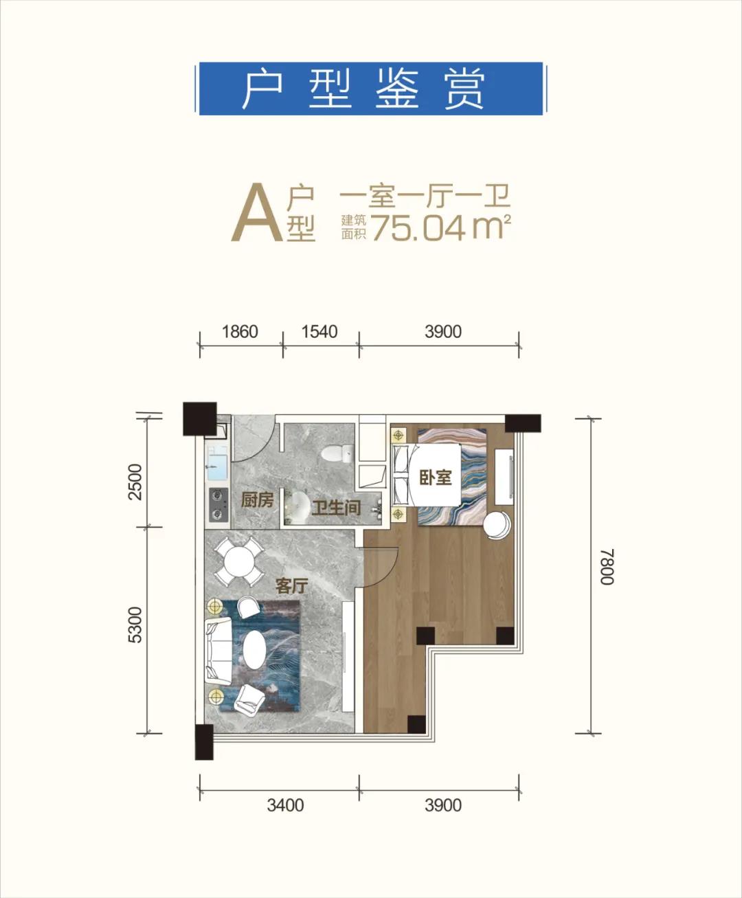 赫山区高新活力城A户型