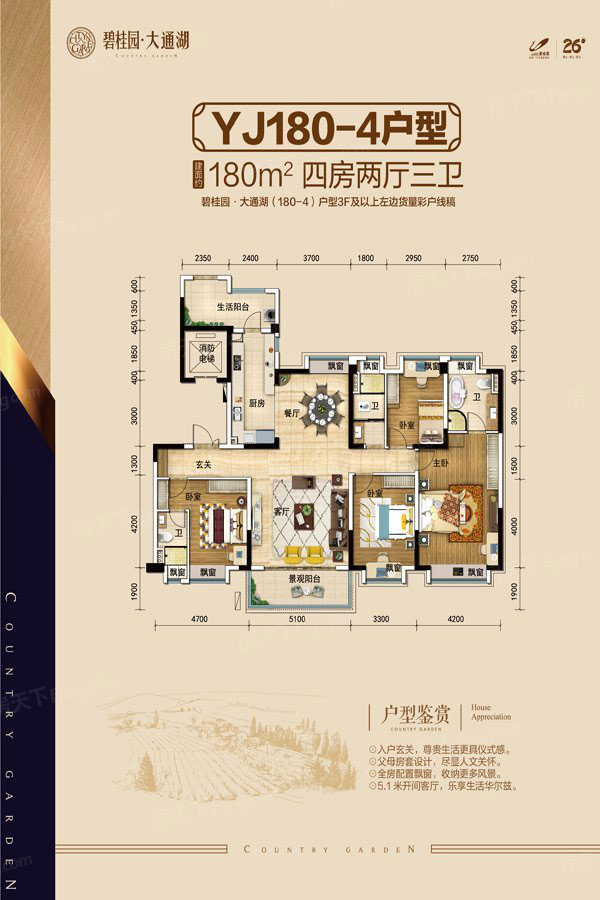 大通湖碧桂园YJ180