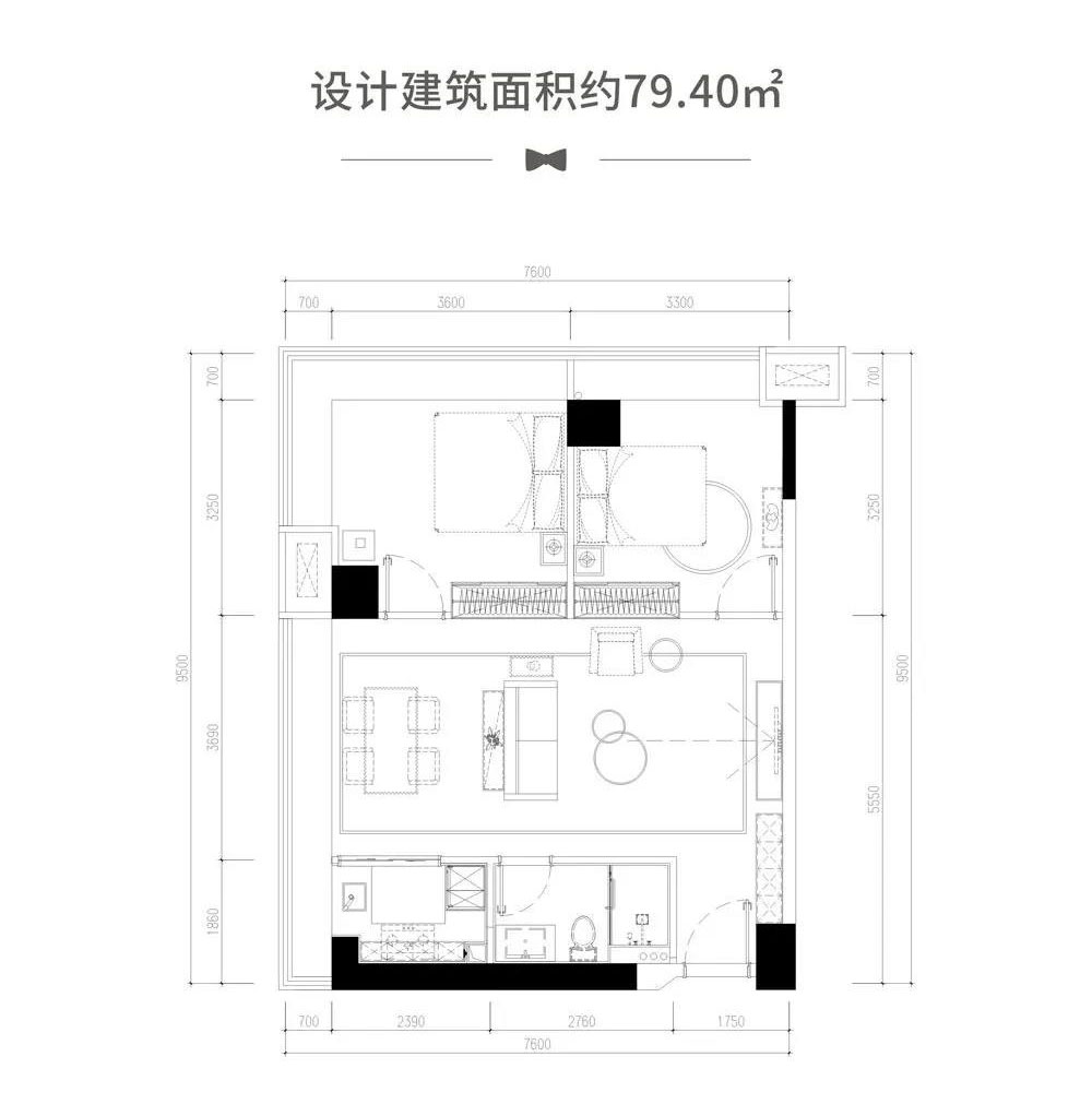 高新区宝基广场H户型