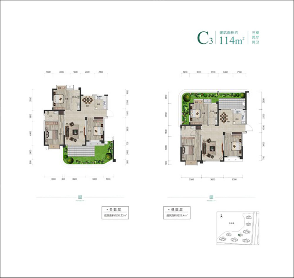 云溪区福天城C户型