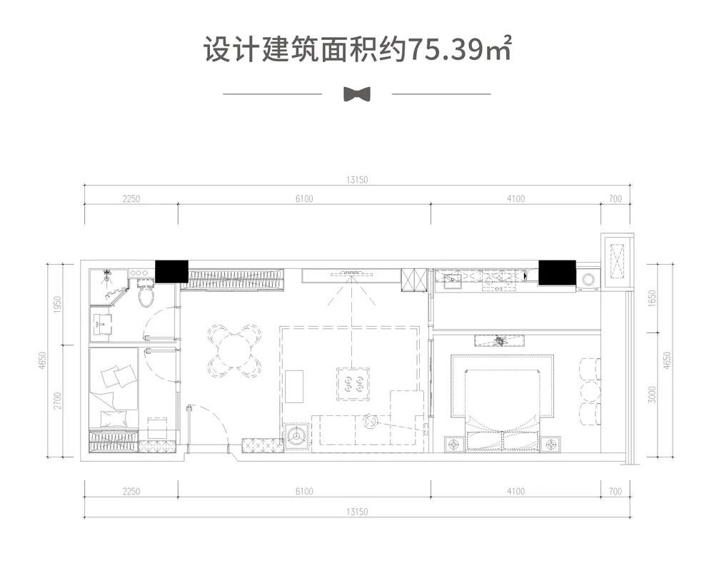 高新区宝基广场D户型