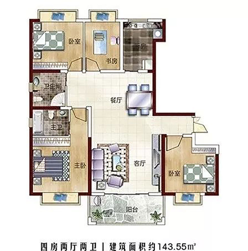 湘阴县和润金都A户型