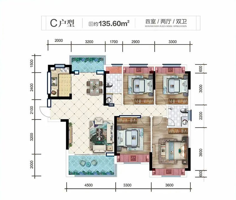 资兴市江山府C户型