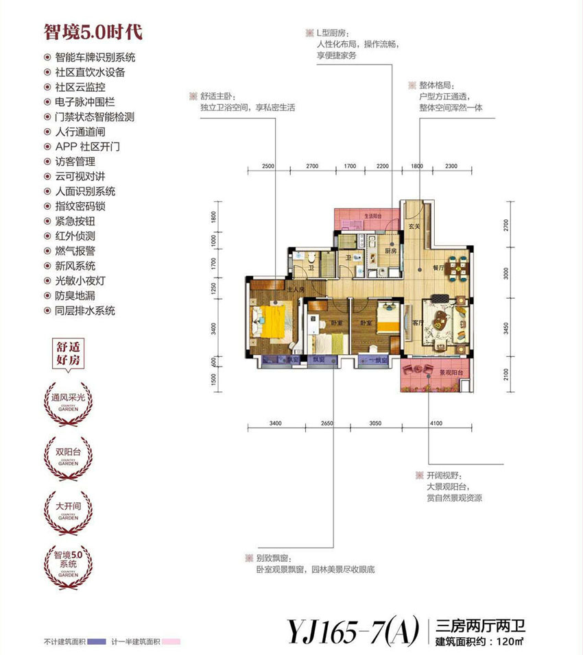 资兴市资兴碧桂园yj165-7A户型