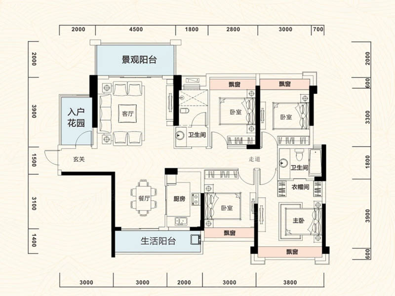 嘉禾县中港瓏熙府D1户型