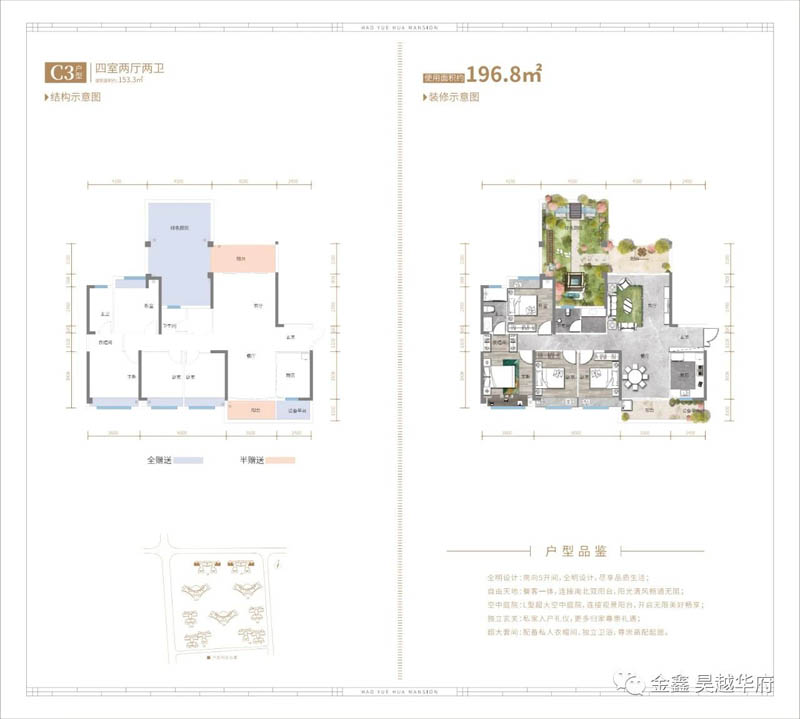 嘉禾县昊越华府C3户型