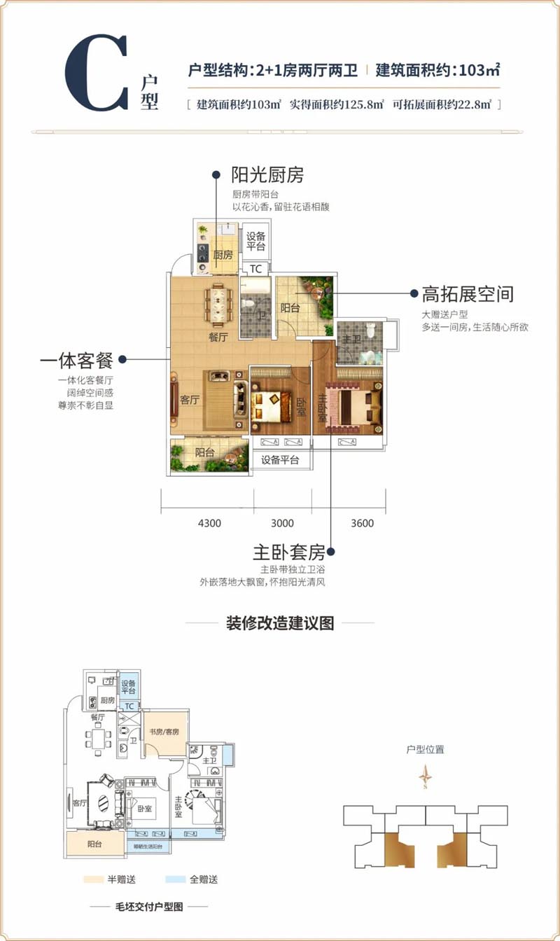 桂阳县城领学府C户型