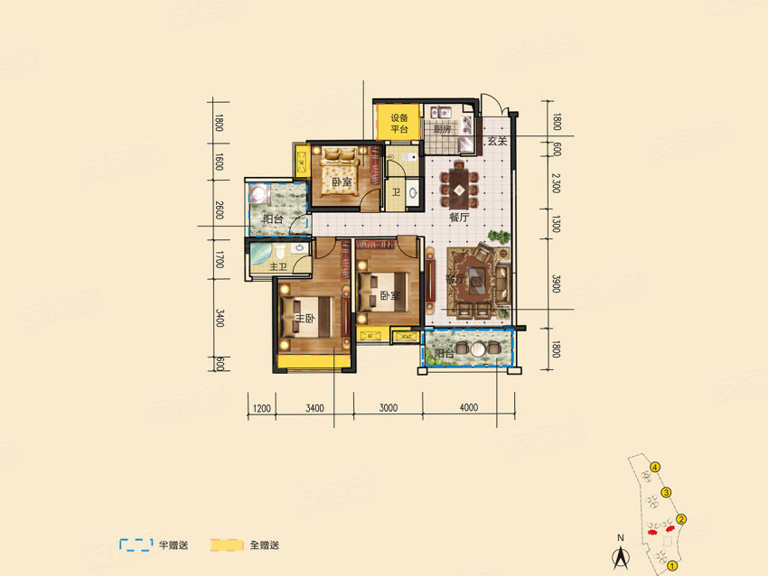 桂阳县北城名苑C户型