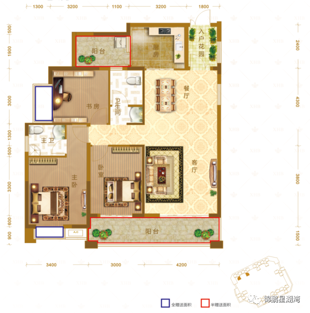 桂阳县锦鹏星湖湾B户型