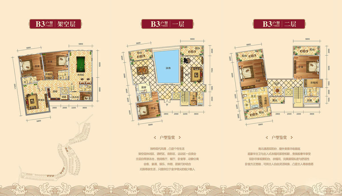 北湖区颐和庄园B3户型