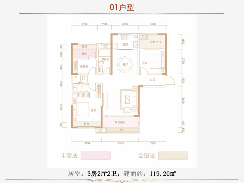 耒阳金悦学府01户型