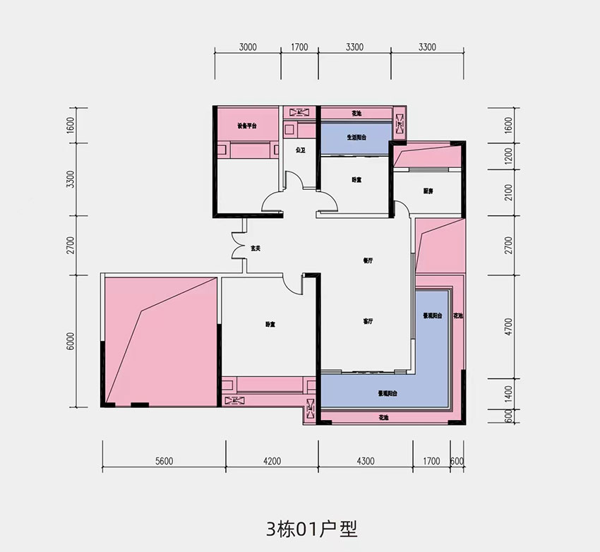 祁东万昌宸院3栋01户型