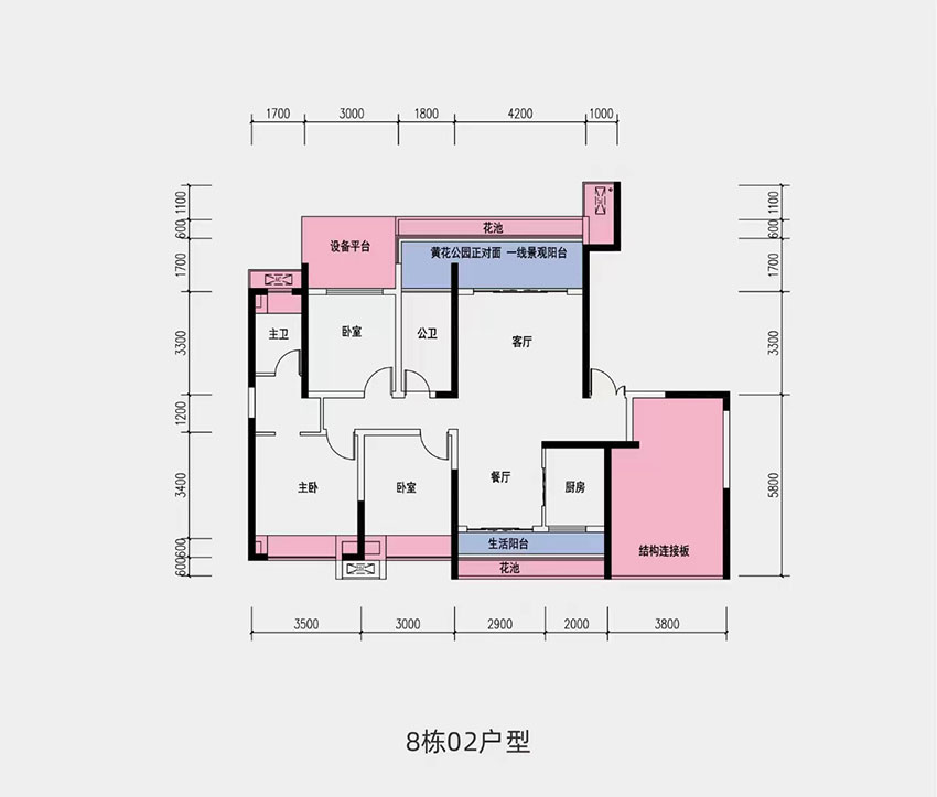 祁东万昌宸院8栋02户型