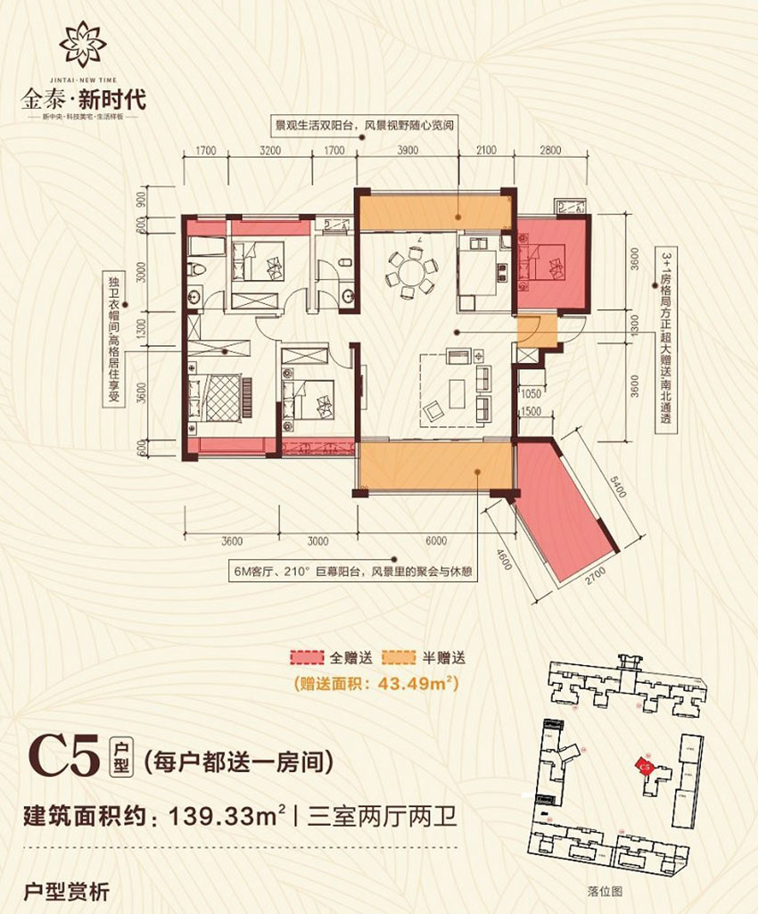 祁东金泰新时代C5户型