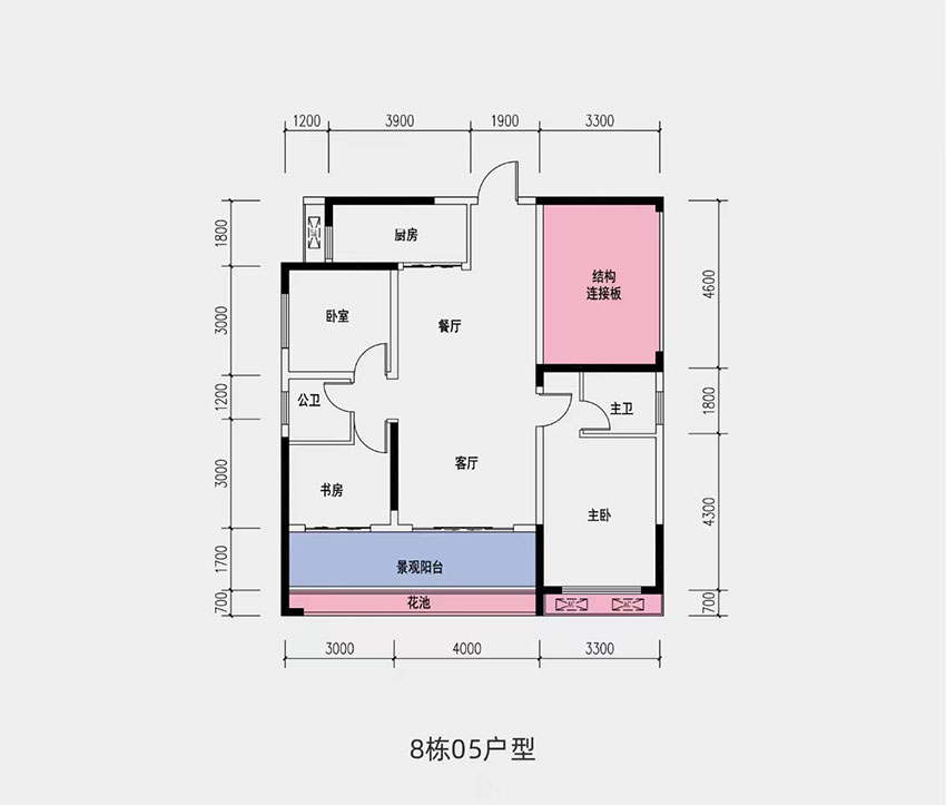 祁东万昌宸院8栋05户型