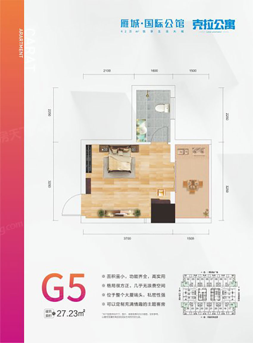 衡阳雁城国际公馆G5户型