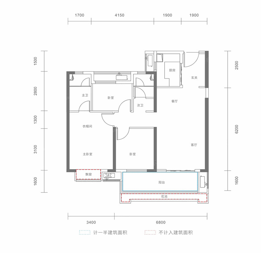 衡阳当代上品A户型