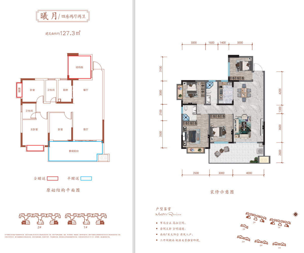 祁东桃花源二期曦月户型