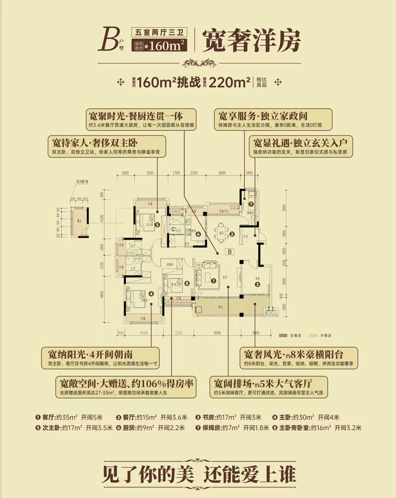 耒阳君茂云玺府洋房B户型