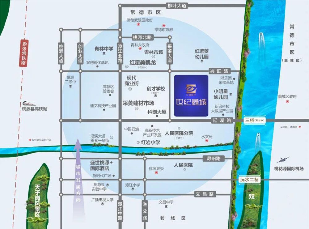 区位图