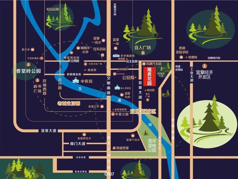 区位图