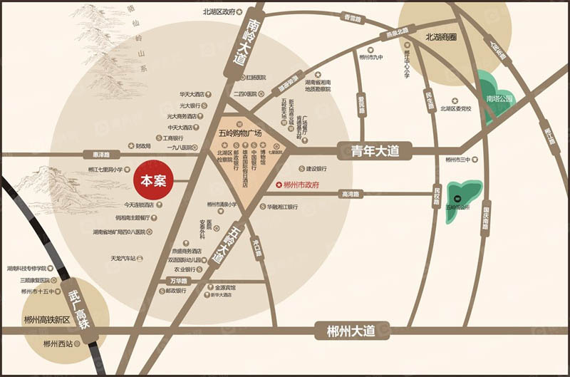 区位图