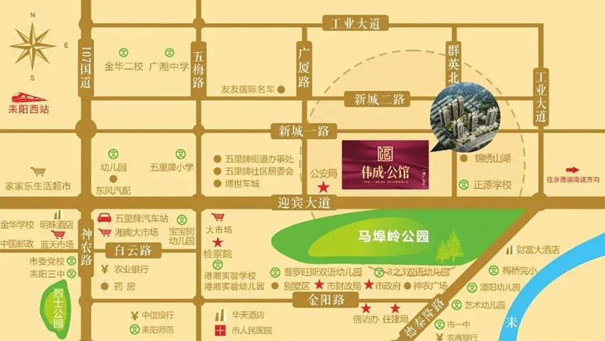 区位图