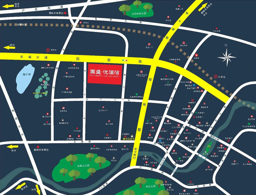 区位图