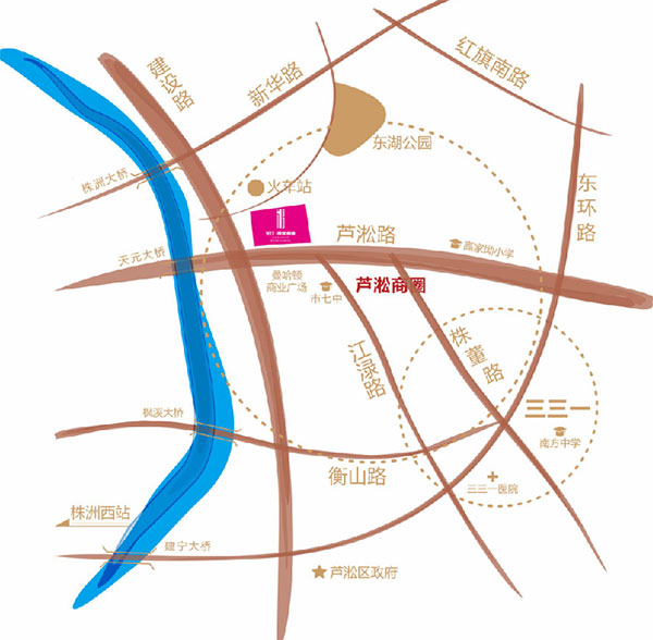 区位图