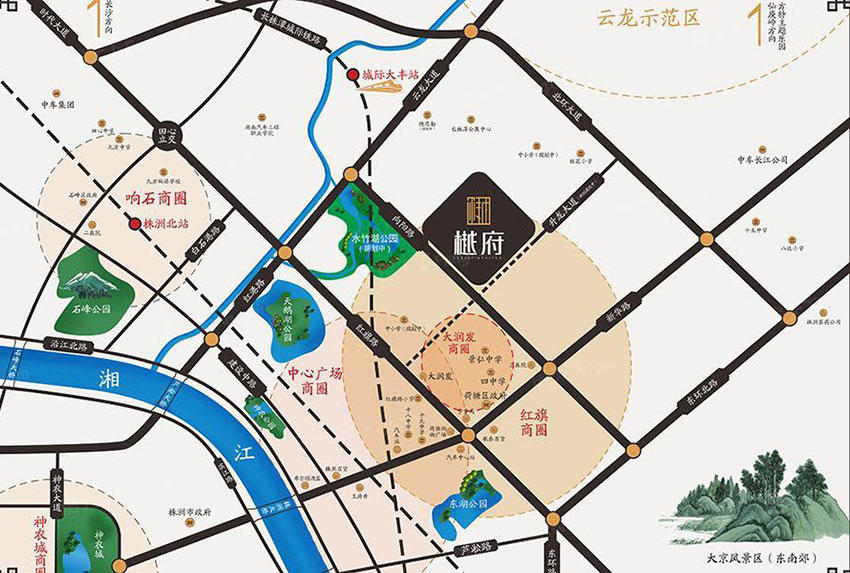 区位图