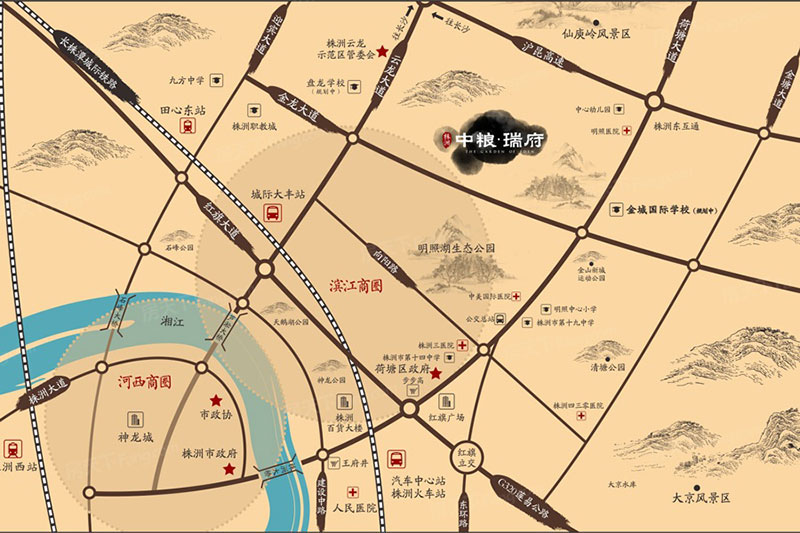 区位图